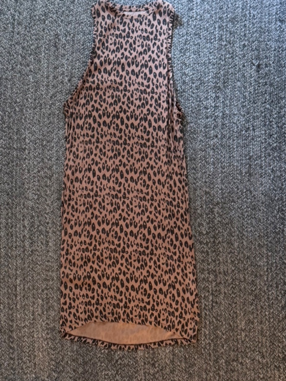 Olympia Animal Print Silk Dress